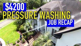 $4200 Residential Pressure Washing Job Walkthrough