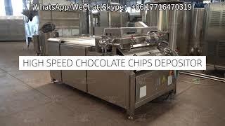 LST high speed chocolate chips molding machine.