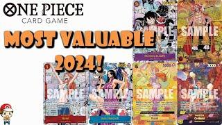 Most Valuable One Piece TCG Cards of 2024! Most Expensive Cards of the YEAR! (One Piece TCG News)