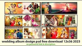 wedding album design psd free download 12x36 2023