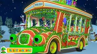 Christmas Wheels on the Bus + More Xmas Carols & Cartoon Videos