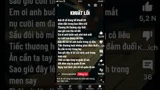 Khuất lối karaoke