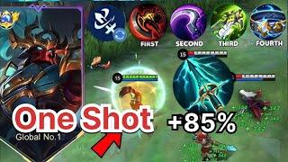 ALPHA BEST BUILD FULL DAMAGE | MOBILE LEGEND BANG BANG |