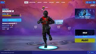 STEALTH REFLEX dancing in lobby for TIktoks!! ( SEASON 8 BACKGROUND + RARE EMOTES! )