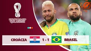 Croácia 1 x 1 Brasil (Pênaltis 4-2) O DIA EM QUE O SONHO DO HEXA PAROU NOS CROATAS