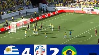 brazil vs uruguay copa america 2024 highlights  brazil vs uruguay copa america 2024 #copadobrasil