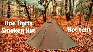 One Tigris Black Orcha Smokey Hut | Hot Tent set up and first impressions |