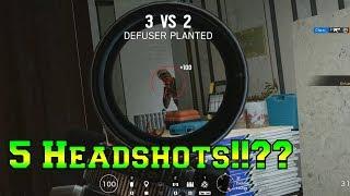 When 5 Headshots is NOT enough *I Clearly Just Got Outplayed* - Rainbow Six Siege