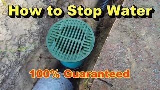 French Drain Waterproofing Foundation