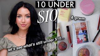 10 under $10  finding the best affordable drugstore makeup in 2023 + get ready with me!