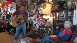 Harley Performs for Annabelle at the Redneck Castle In Erick Oklahoma Route 66 February 2012