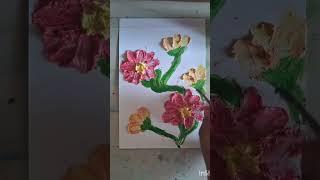 #akartgallery #3dflowers #paintingdrawing #youtubeshorts