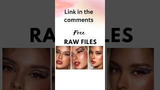 Free RAW Files  #photoshop #beautyretouch #beautyretouching #retouch #skinretouch