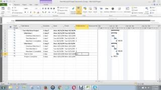 Video 2 How to Create a Project Schedule in MS Project