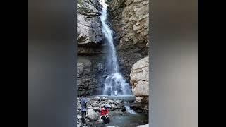 Embracing Nature's Triumph: Majestic Waterfall in Northern Iran