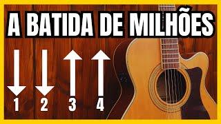 A batida de MILHÕES incrível essa batida TOCA MILHARES de MÚSICAS no violão | Profº: Paulo Sousa