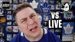 Toronto Maple Leafs vs. Anaheim Ducks LIVE w/ Steve Dangle