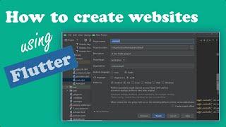 How To Make A Website Using Flutter & Publish It For Free, Flutter web tutorial, Flutter web app