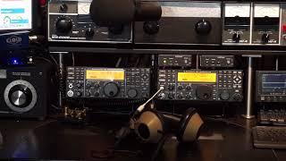 Ham Radio with Jim Heath W6LG--Rearranged Equipment, Shure SM7B Mic, Northcomm Technologies Boom Arm