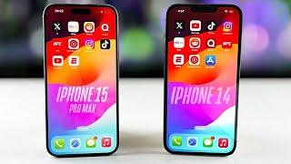 iOS 17.6.1 iPhone 15 Pro Max vs iPhone 14 Speed Test