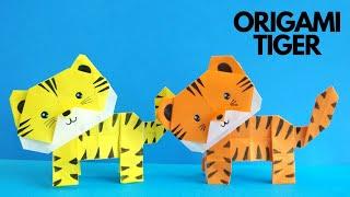 paper tiger easy |origami tiger easy |diy origami tiger