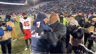 Penn State James Franklin & Maryland Mike Locksley Exchange Words After Game; Locksley Mad