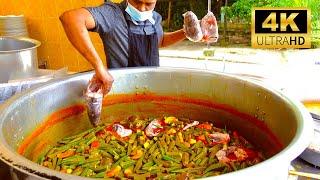 [4K] Massive Curry Fish Head in Kuala Lumpur Delicious! Terbesar Kepala Ikan Masak Kari di KL Sedap!