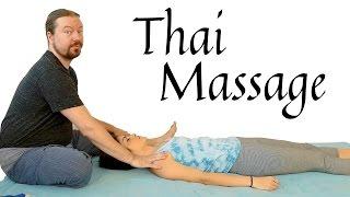 Back Pain Relief: Thai Massage Tutorial, Upper Back & Arms, Carpal Tunnel,  How to Massage