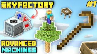 SKYFACTORY #1 | MACKING SOME ADVANCED MACHINE | MCPE BedRock | by criptbow gaming | hindi |