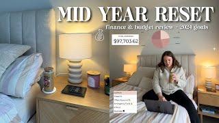 MID YEAR RESET  finance & budget review, annual goal check in + setting new goals