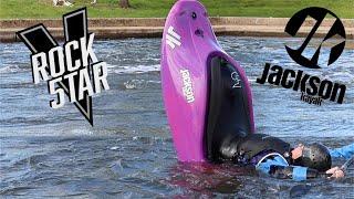 Jackson Kayak Rockstar V at The National Water Sports Centre, Nottingham.