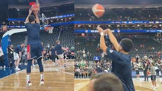 Stephen Curry Shooting Contest vs Devin Booker! 2024 Team USA Basketball