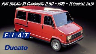 Fiat Ducato 10 Combinato 2.5 D - 1981