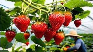 Korean Farmers Harvest Billions of Strawberries | Strawberry Processing | Lisan Farm