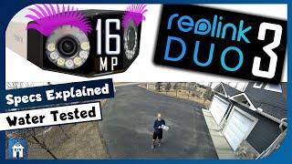 Reolink Duo 3 - 16MP 4K Security Camera (Detailed Spec Review & BEST features)