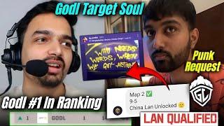 Punk Request ️• Godl Target Soul Tomorrow ? ~ Mazy |  Godl Teams Qualified | Godl #1 In Ranking