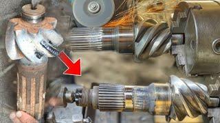 Repaired the scrub pinion which no mechanic repairs || Amazing Mechanical Things ||