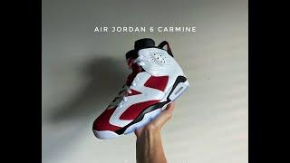 Air Jodran 6 Carmine - ON FEET & CLOSE UP REVIEW -