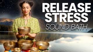 Full Body Healing Frequencies (432hz) | LET GO of Stress | Overthinking & Worries | Binaural Beats