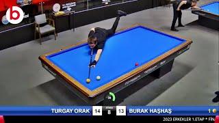 BURAK HAŞHAŞ vs TURGAY ORAK | 3 BANT BİLARDO ŞAMPİYONASI 1.ETAP ANKARA - billiards