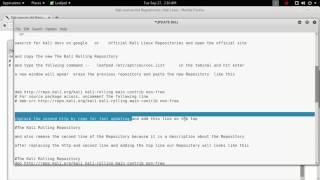 HOW TO UPDATE KALI LINUX INTO 2016.1 WITH KALI NEW ROLLING REPOSITORY