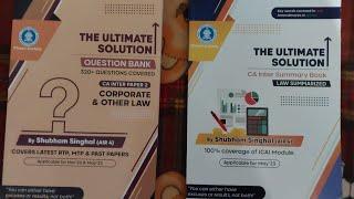 CA INTER LAW BOOKS UNBOXING | CA SHUBHAM SINGHAL || VSMART ACADEMY ||