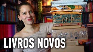 UNBOXING COM OS LIVROS NOVOS DE ABRIL [2024]