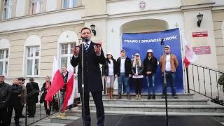 Przemowa Prezydenta Andrzeja Dudy w Prudniku 15.03.2015