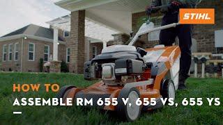 How to Assemble: RM 655 V, 655 VS, 655 YS | STIHL Tutorial