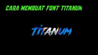 Cara membuat font road rage titanum di android