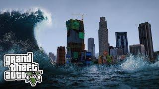 TSUNAMI IN LOS SANTOS!  - GTA 5 REAL LIFE MOD