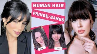 Thick Fringes #lemodish #hairextensions #humanhairextensions #hairextensions #fringes #fringebangs