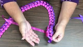 How To Make a Braided Ribbon Lei for Lei Day