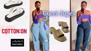 COTTON ON & FACTORIE | Try on haul | Baggy jeans | sizing | SA YouTuber